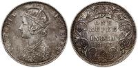 1 rupia 1893 B, Bombaj, srebro próby '917', KM 4