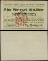 1/4 dolara (105 goldfenigów) 30.10.1923, z czerw