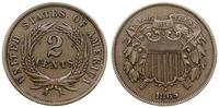 2 centy 1865, Filadelfia, typ Union Shield, mied