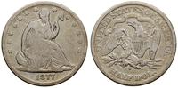 50 centów 1877 S, San Francisco, typ Liberty Sea