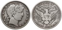 50 centów 1905 O, Nowy Orlean, typ Barber, srebr