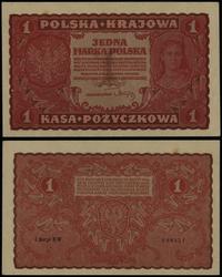 1 marka polska 23.08.1919, seria I-BW, numeracja