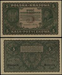 5 marek polskich 23.08.1919, seria II-CK, numera