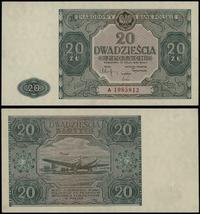 20 złotych 15.05.1946, seria A, numeracja 108581