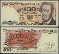 100 złotych 1.12.1988, seria PR, numeracja 11795