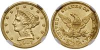 2 1/2 dolara 1907, Filadelfia, złoto, bardzo ład
