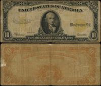 10 dolarów 1922, seria H 94408848, żółta pieczęć