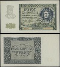 5 złotych 1.08.1941, seria AE, numeracja 1157577