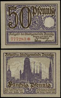 50 fenigów 15.04.1919, numeracja 777283 ❉, druk 
