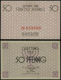 50 fenigów 15.05.1940, numeracja 853800 w kolorz