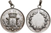 medal z wystawy psów 1884, Aw: Tarcza herbowa mi
