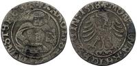 grosz 1518, Złoty Stok, moneta obcięta ale rzadk
