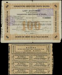 8 % list zastawny na 100 złotych 1.07.1928, nume