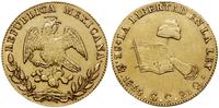 Meksyk, 8 escudos, 1854 Mo