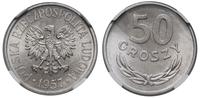 50 groszy 1957, Warszawa, aluminium, piękna mone