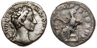 denar, Rzym, Aw: Głowa cezara w wieńcu laurowym 