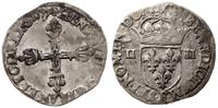 1/4 écu 1579 F, Angers, srebro, 9.59 g, Duplessy