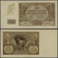 10 złotych 1.03.1940, seria L, numeracja 0057570