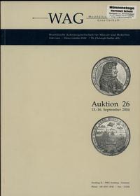 katalog 26 aukcji WAG, 13–16.09.2004, 594 strony