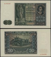 50 złotych 1.08.1941, seria A 8750390, zaniedbyw