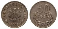 50 groszy 1949, Kremnica, niepełne wybicie rantu