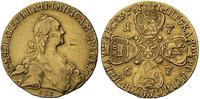 10 rubli 1767, Petersburg, złoto, 12.89 g, Uzden