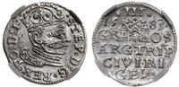 trojak 1583, Ryga, bardzo ładna moneta w pudełku