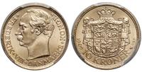 10 koron 1909 VBP, Kopenhaga, złoto próby 900, o