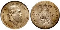 10 guldenów 1875, Utrecht, złoto, ok. 6.7 g, mon