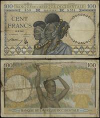 Francuska Afryka Zachodnia, 100 franków, 10.09.1941