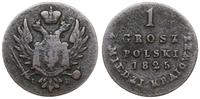 1 grosz polski z miedzi krajowej 1825 IB, Warsza