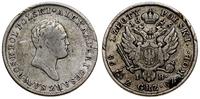1 złoty 1825 IB, Warszawa, rzadki rocznik, Berez