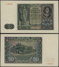 50 złotych 1.08.1941, seria A, numeracja 5686462