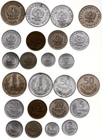 Polska, zestaw monet, 1949