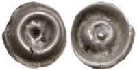 brakteat I ćw. XIV w., mitra prowansalska, srebr
