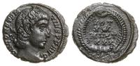 nummus 347-348, Antiochia, Aw: Głowa cesarza w p