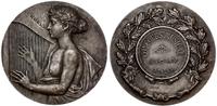medal nagrodowy 1921, Aw: Półpostać kobiety w le