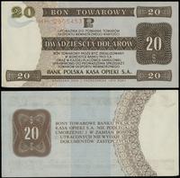 Polska, bon na 20 dolarów, 1.10.1979