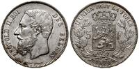 5 franków 1870, Bruksela, srebro próby "900" 24.