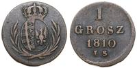 1 grosz 1810 IS, Warszawa, cyfry daty wąsko, mał