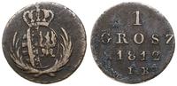Polska, 1 grosz, 1812 IB