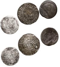 zestaw 3 monet, w skład zestawu wchodzą: grosz 1
