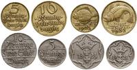 Polska, zestaw: 2 x 5 i 2 x 10 fenigów, roczniki: 1923 i 1932