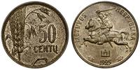 50 centów 1925, Birmingham, brązal, patyna, Parc