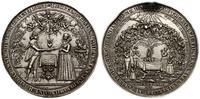 Polska, KOPIA medalu zaślubinowego (kopia galwaniczna), po 1641 (oryginał)