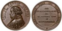 medal pamiątkowy 1846, Aw: Popiersie Marcina Lut