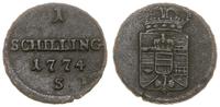 szeląg 1774 S, Smolnik, rzadki, Eypeltauer 236, 