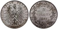 2 guldeny 1846, Frankfurt, srebro 21.17 g, piękn