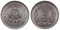 1 złoty 1971, Warszawa, bardzo ładny stan zachow