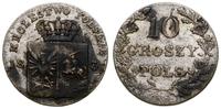 10 groszy 1831, Warszawa, wariant z prostymi łap